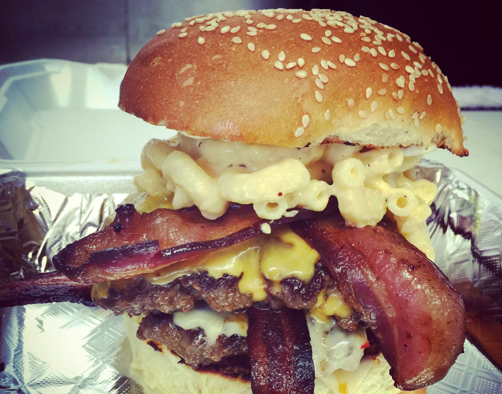 Bac'n Me Crazy burger